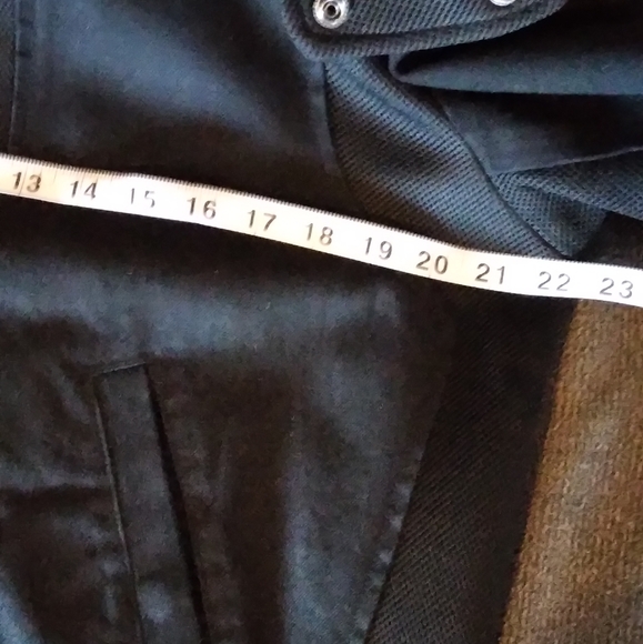 Diesel "D-Neyt" Black Denim/ Mesh Trim Detachable Hood Men's Jacket M - Picture 15 of 16